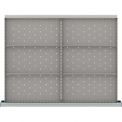 LISTA - 6-Compartment Drawer Divider Layout for 3.15" High Drawers - USA Tool & Supply