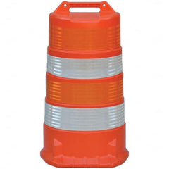 VizCon - Traffic Barrels, Delineators & Posts Type: Channelizer Drum Material: Plastic - USA Tool & Supply