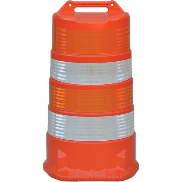 VizCon - Traffic Barrels, Delineators & Posts Type: Channelizer Drum Material: Plastic - USA Tool & Supply