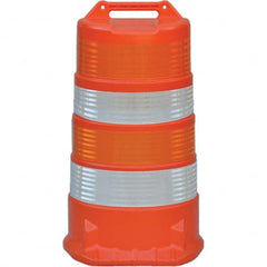 VizCon - Traffic Barrels, Delineators & Posts Type: Channelizer Drum Material: Plastic - USA Tool & Supply
