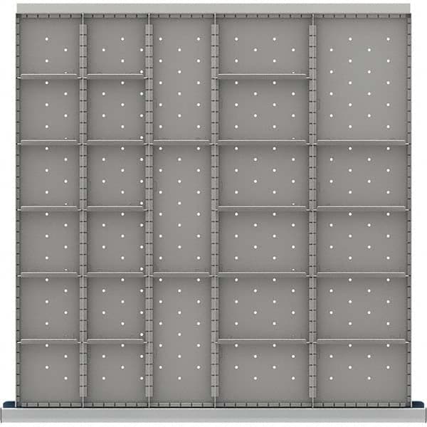 LISTA - 26-Compartment Drawer Divider Layout for 3.15" High Drawers - USA Tool & Supply