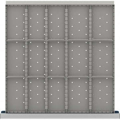 LISTA - 15-Compartment Drawer Divider Layout for 3.15" High Drawers - USA Tool & Supply