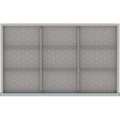 LISTA - 9-Compartment Drawer Divider Layout for 3.15" High Drawers - USA Tool & Supply