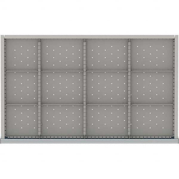 LISTA - 12-Compartment Drawer Divider Layout for 3.15" High Drawers - USA Tool & Supply