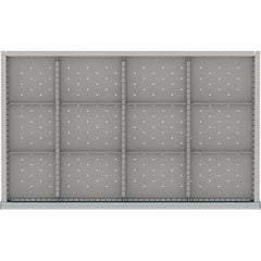 LISTA - 12-Compartment Drawer Divider Layout for 3.15" High Drawers - USA Tool & Supply