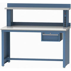 LISTA - Stationary Work Benches, Tables Type: Workstation Top Material: Plastic Laminate - USA Tool & Supply