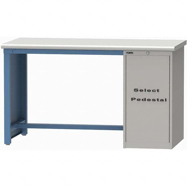 LISTA - Stationary Work Benches, Tables Type: Workstation Top Material: Plastic Laminate - USA Tool & Supply