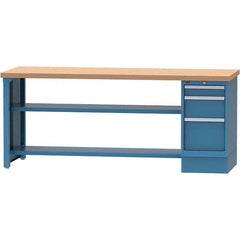 LISTA - Stationary Work Benches, Tables Type: Packaging Table Top Material: Butcher Block - USA Tool & Supply
