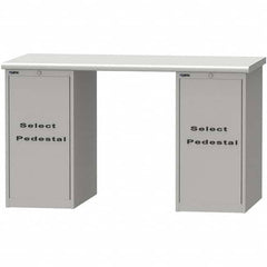 LISTA - Stationary Work Benches, Tables Type: Workstation Top Material: Plastic Laminate - USA Tool & Supply