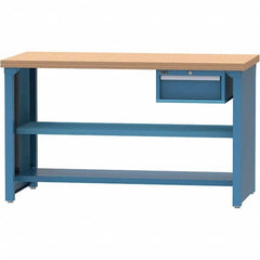 LISTA - Stationary Work Benches, Tables Type: Packaging Table Top Material: Butcher Block - USA Tool & Supply