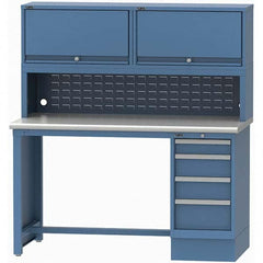LISTA - Stationary Work Benches, Tables Type: Workstation Top Material: Plastic Laminate - USA Tool & Supply