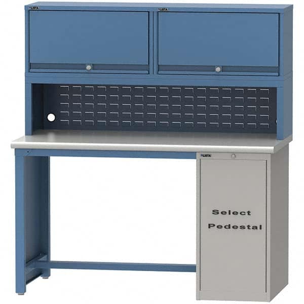 LISTA - Stationary Work Benches, Tables Type: Workstation Top Material: Plastic Laminate - USA Tool & Supply