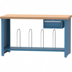 LISTA - Stationary Work Benches, Tables Type: Packaging Table Top Material: Butcher Block - USA Tool & Supply