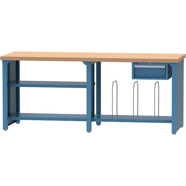 LISTA - Stationary Work Benches, Tables Type: Packaging Table Top Material: Butcher Block - USA Tool & Supply