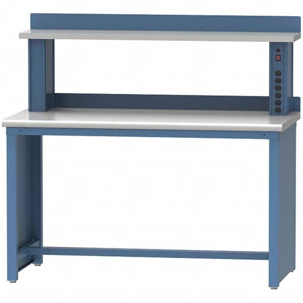 LISTA - Stationary Work Benches, Tables Type: Workstation Top Material: Plastic Laminate - USA Tool & Supply