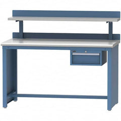 LISTA - Stationary Work Benches, Tables Type: Workstation Top Material: Plastic Laminate - USA Tool & Supply