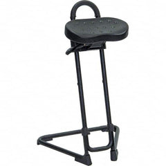 LISTA - Stationary Stools Type: Adjustable Height Stool Base Type: Swivel - USA Tool & Supply