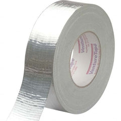 3M - 55m x 72mm x 11 mil Silver Polyethylene Cloth Duct Tape - USA Tool & Supply
