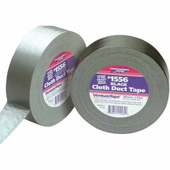 3M - 55m x 48mm x 12 mil Black Polyethylene Cloth Duct Tape - USA Tool & Supply