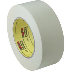 3M - 71mm Wide x 55 m x 5.9 mil Tan Crepe Paper Masking Tape - USA Tool & Supply