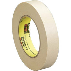 3M - 3/4" Wide x 60 Yd Long x 6.3 mil Tan Crepe Paper Masking Tape - USA Tool & Supply