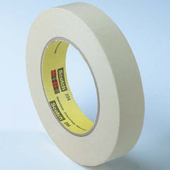 3M - 48mm Wide x 55 m x 5.9 mil Tan Crepe Paper Masking Tape - USA Tool & Supply