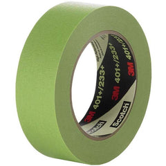 3M - 36mm Wide x 55 m x 6.7 mil Green Paper Masking Tape - USA Tool & Supply