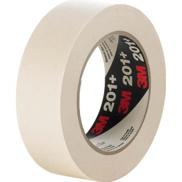 3M - 48mm Wide x 55 m x 4.4 mil Tan Crepe Paper Masking Tape - USA Tool & Supply