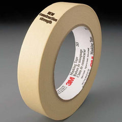 3M - 48mm Wide x 55 m x 4.7 mil Beige Crepe Paper Masking Tape - USA Tool & Supply