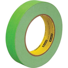 3M - 2" Wide x 60 Yd Long x 6.7 mil Light Green Paper Masking Tape - USA Tool & Supply