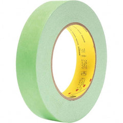 3M - 1" Wide x 60 Yd Long x 6.7 mil Light Green Paper Masking Tape - USA Tool & Supply