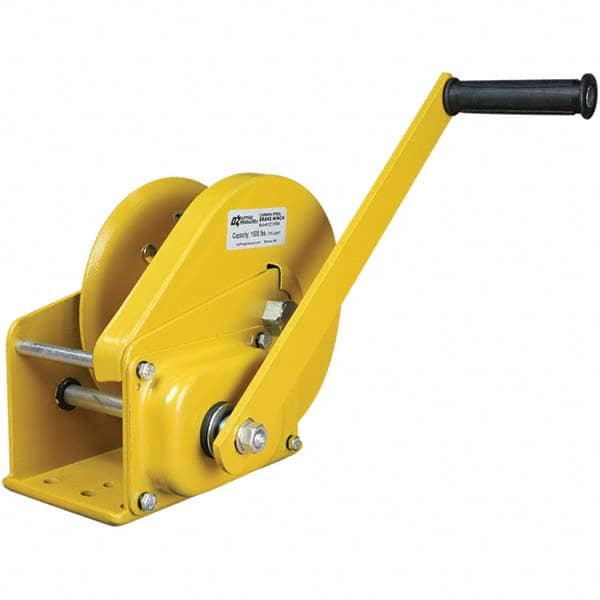 OZ Lifting Products - Winches Type: Brake Winch Line Pull Capacity (Lb.): 1,500 - USA Tool & Supply