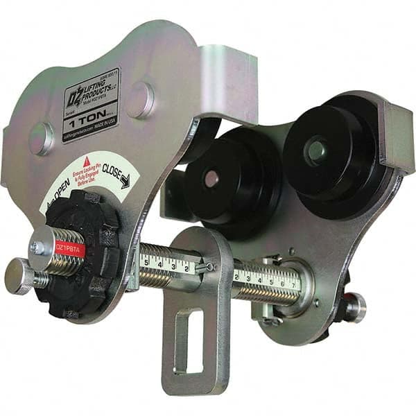 OZ Lifting Products - Trolleys Type: Quick Install Manual Trolley Load Capacity (Lb.): 2,000.000 - USA Tool & Supply
