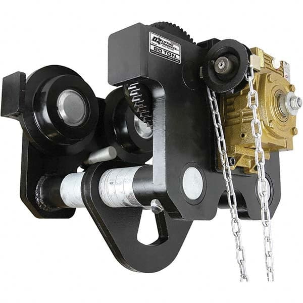 OZ Lifting Products - Trolleys Type: Geared Beam Trolley Load Capacity (Lb.): 40,000.000 - USA Tool & Supply