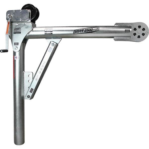 OZ Lifting Products - Davit Cranes Davit Crane Type: Spur Gear Capacity (Lb.): 2,500 - USA Tool & Supply
