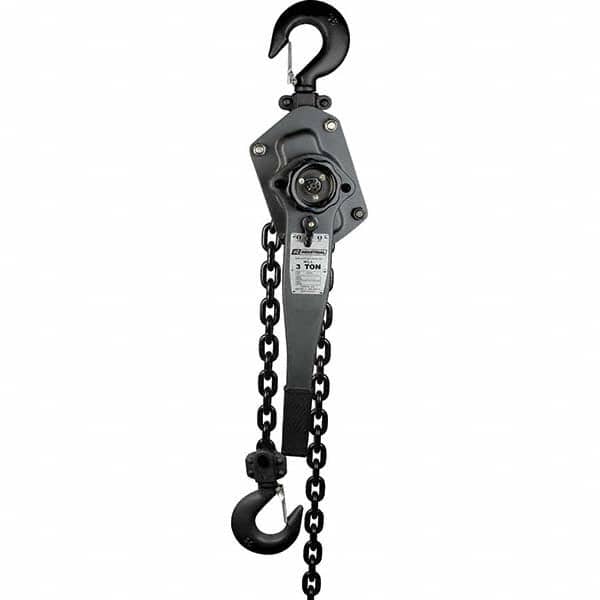 OZ Lifting Products - 6,000 Lb Capacity, 5' Lift Height, Chain Manual Lever Hoist - USA Tool & Supply