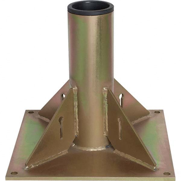 OZ Lifting Products - Davit Crane Bases Base Type: Pedestal Base Finish/Coating: Zinc Plated - USA Tool & Supply