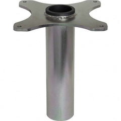 OZ Lifting Products - Davit Crane Bases Base Type: Socket Base Finish/Coating: Zinc Plated - USA Tool & Supply