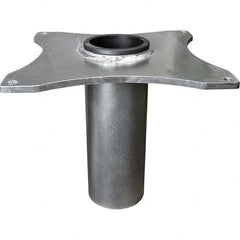 OZ Lifting Products - Davit Crane Bases Base Type: Socket Base Finish/Coating: Zinc Plated - USA Tool & Supply