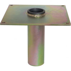 OZ Lifting Products - Davit Crane Bases Base Type: Socket Base Finish/Coating: Zinc Plated - USA Tool & Supply