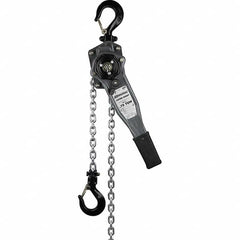 OZ Lifting Products - 1,500 Lb Capacity, 20' Lift Height, Chain Manual Lever Hoist - USA Tool & Supply