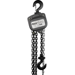 OZ Lifting Products - 2,000 Lb Capacity, 10' Lift Height, Chain Manual Hoist - USA Tool & Supply