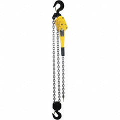 OZ Lifting Products - 12,000 Lb Capacity, 15' Lift Height, Chain Lever Hoist with Overload Protection - USA Tool & Supply