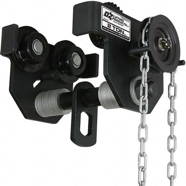 OZ Lifting Products - Trolleys Type: Geared Beam Trolley Load Capacity (Lb.): 4,000.000 - USA Tool & Supply