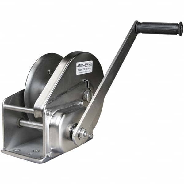 OZ Lifting Products - Winches Type: Brake Winch Line Pull Capacity (Lb.): 1,500 - USA Tool & Supply