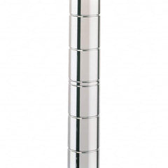 Metro - 1" Wide x 7" High x 1" Long Open Shelving Stationary Shelving Post - USA Tool & Supply