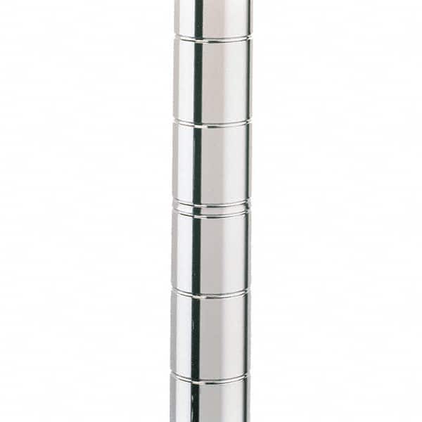 Metro - 1" Wide x 7" High x 1" Long Open Shelving Mobile Shelving Post - USA Tool & Supply