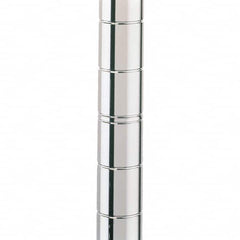 Metro - 1" Wide x 7" High x 1" Long Open Shelving Mobile Shelving Post - USA Tool & Supply