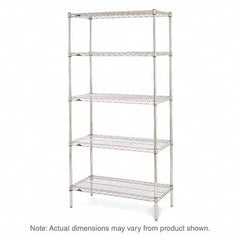 Metro - 2,000 Lb Capacity 5 Shelf Wire Shelving - Starter Unit - USA Tool & Supply