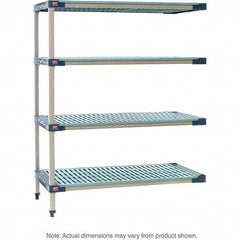 Metro - Plastic Shelving Type: Structural Plastic Open Shelving Shelf Capacity (Lb.): 2,000 - USA Tool & Supply